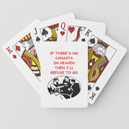 CANASTA PLAYING CARDS