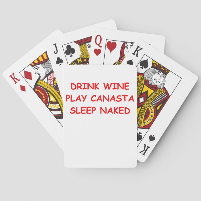 canasta poker cards (Back)