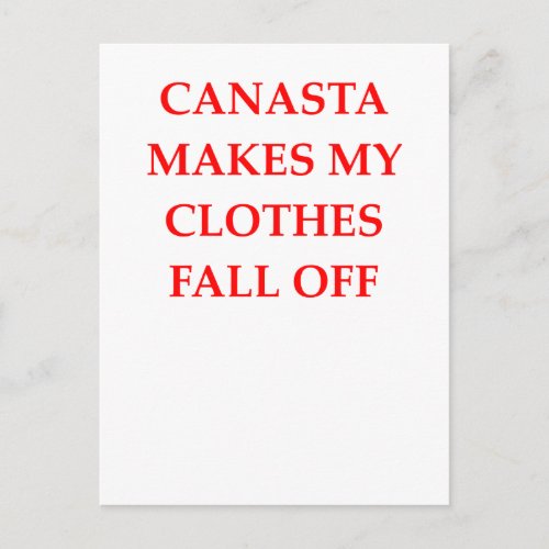 CANASTA POSTCARD