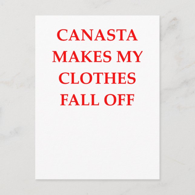 CANASTA POSTCARD (Front)