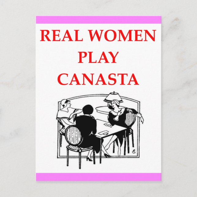 CANASTA POSTCARD (Front)