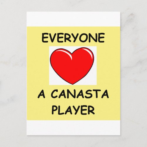 canasta postcard