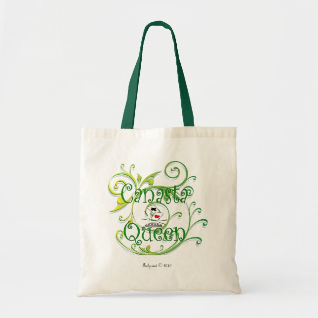 Canasta Queen Tote Bag (Front)