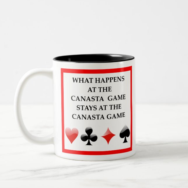 CANASTA Two-Tone COFFEE MUG (Left)
