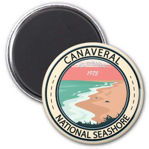 Canaveral National Seashore Florida Badge  Magnet