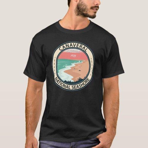 Canaveral National Seashore Florida Badge  T_Shirt
