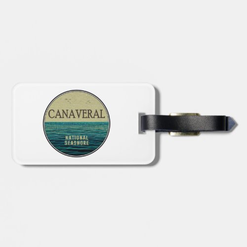 Canaveral National Seashore Florida Ocean Birds Luggage Tag