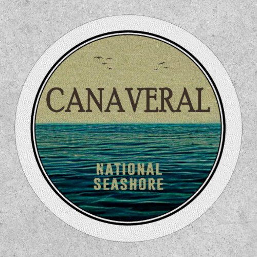 Canaveral National Seashore Florida Ocean Birds Patch