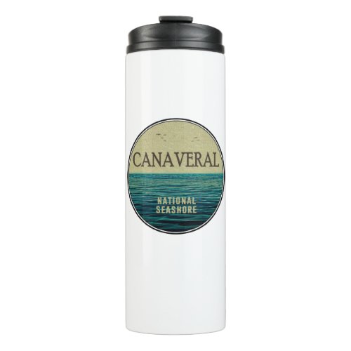 Canaveral National Seashore Florida Ocean Birds Thermal Tumbler