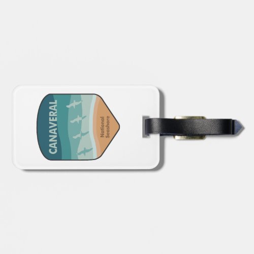 Canaveral National Seashore Florida Seagulls Luggage Tag