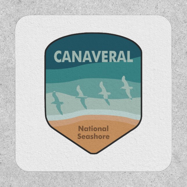 Canaveral National Seashore Florida Seagulls Patch (Front)