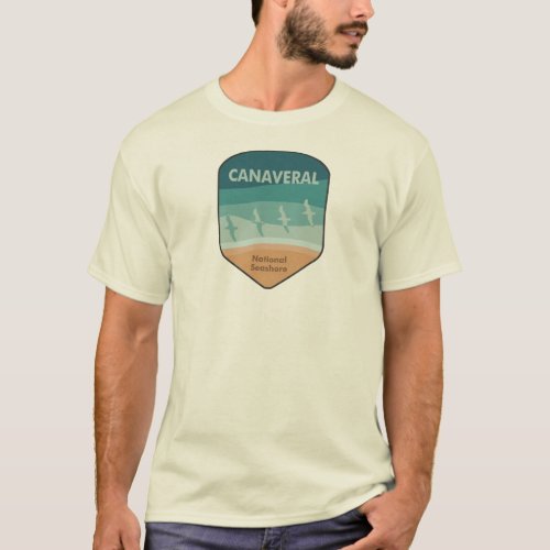 Canaveral National Seashore Florida Seagulls T_Shirt