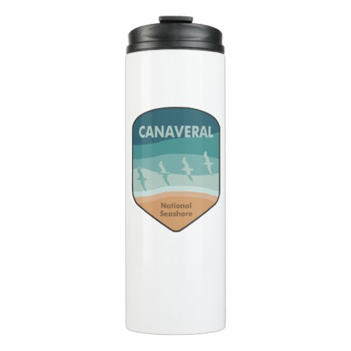 Canaveral National Seashore Florida Seagulls Thermal Tumbler