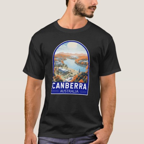 Canberra Australia Travel Art Vintage T_Shirt