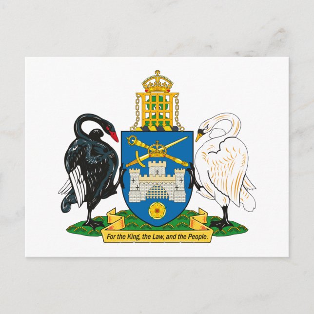 Canberra Coat of Arms Postcard (Front)