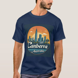 Canberra Skyline Sunset Australia 🌅 T-Shirt
