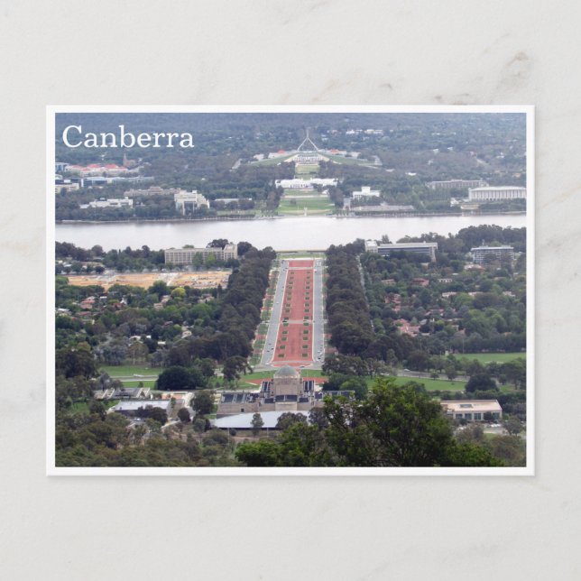 canberra view postcard (Front)