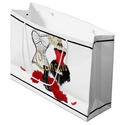 Cancan Costume 1 Large Gift Bag