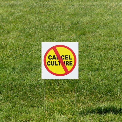 Cancel Culture Danger Sign