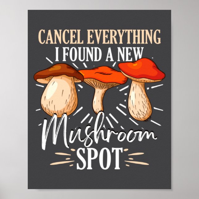 Cancel Everything I Found A New Mushroom St Fora  Poster (Front)
