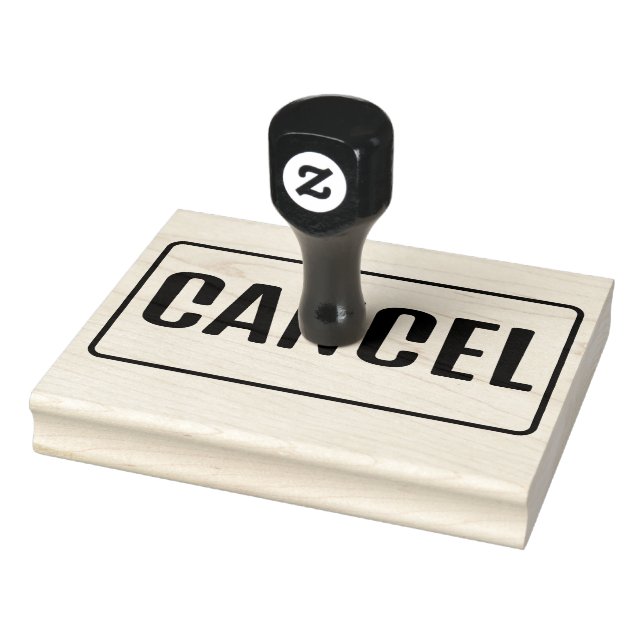 CANCEL RUBBER STAMP (Stamp)