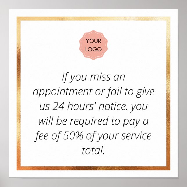 Cancelation notice poster (Front)