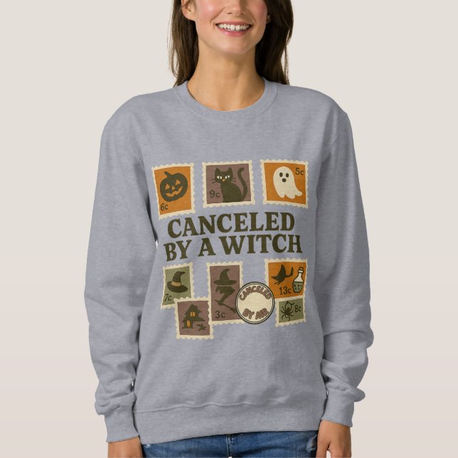 Canceled by a Witch Halloween Stamp Shirt (Front)