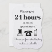 Cancellation notice (Front)