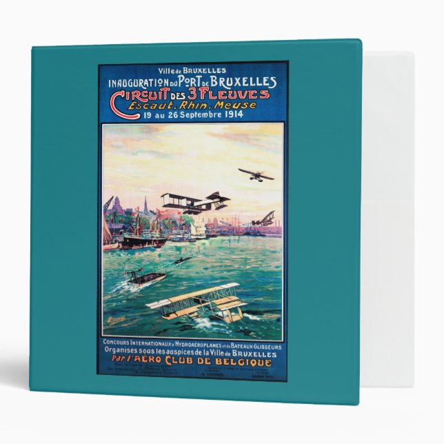 Cancelled Float Plane Promotional Poster 3 Ring Binder (Front/Inside)