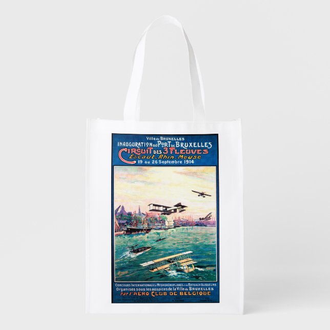 Cancelled Float Plane Promotional Poster Reusable Grocery Bag (Front)