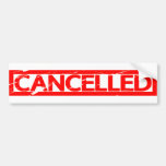 Cancelled Stamp Bumper Sticker