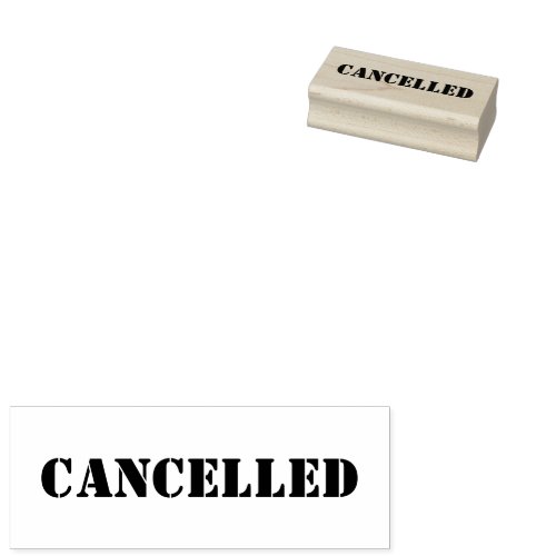 Cancelled Stamp for Voided Documents