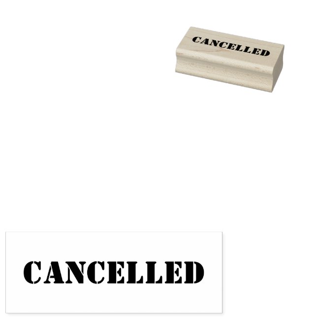 Cancelled Stamp for Voided Documents (Stamped)