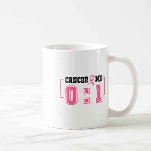 Cancer 0 Me 1 Shirt Breast Cancer Awareness Surviv Coffee Mug