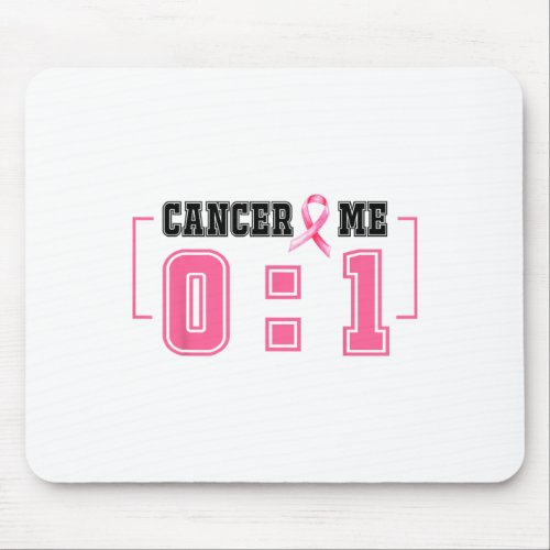 Cancer 0 Me 1 Shirt Breast Cancer Awareness Surviv Mouse Pad