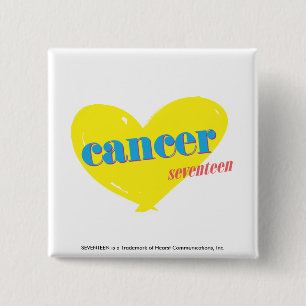 Cancer 3 pinback button