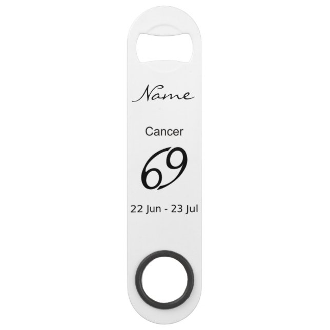 Cancer 69 Zodiac Sign Thunder_Cove Bar Key (Front)