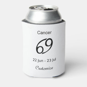 Cancer 69 Zodiac Sign Thunder_Cove Can Cooler