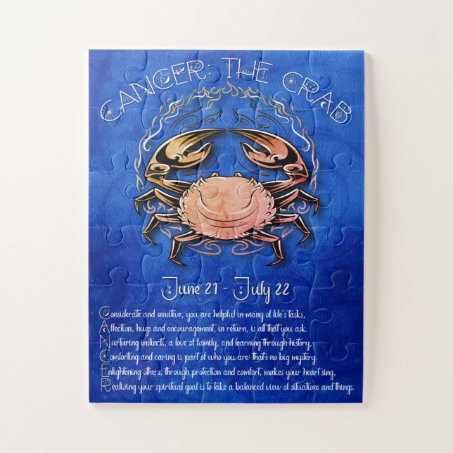 Cancer Acrostic Puzzle (Vertical)