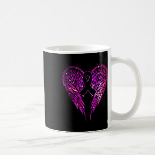 Cancer Angel Wings Breast Cancer And Domestic Viol Coffee Mug