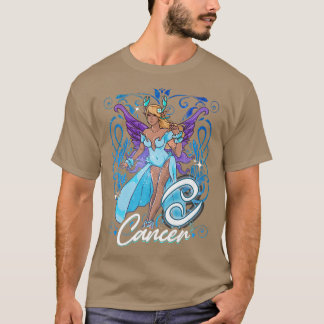 Cancer Anime Birthday Fairy Fairies Cancer Black G T-Shirt