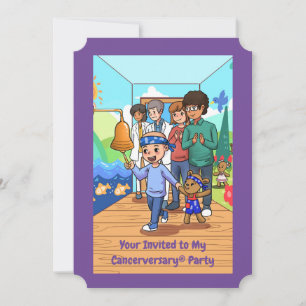 _____ Cancer Anniversary Party Invitations