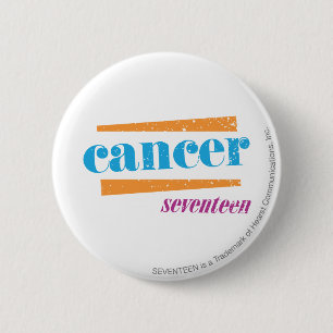 Cancer Aqua Button