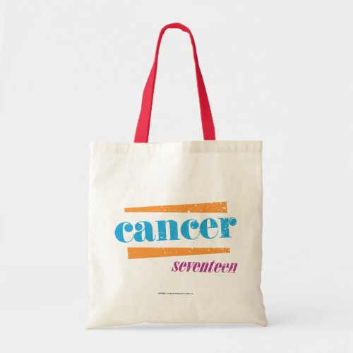 Cancer Aqua Tote Bag