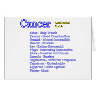 Cancer Astrological Match The MUSEUM Zazzle Gifts