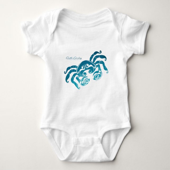 Cancer Astrology Baby Clothes ~ Baby Bodysuit (Front)