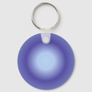 Cancer Aura, Cancer Zodiac, Blue Aura Gradient Keychain