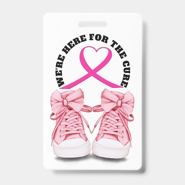 Cancer Awareness Badge - See Back (Front)