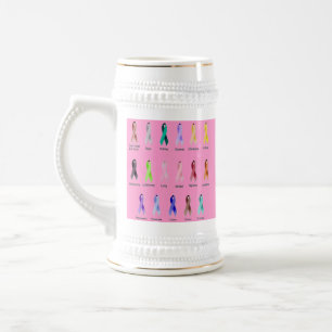 CANCER AWARENESS BEER STEIN