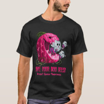 Cancer Awareness Boos Pumpkin Save Your Boo Bees  T-Shirt